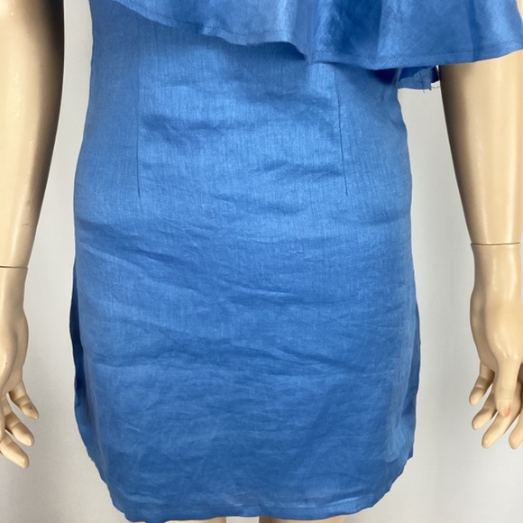 Capulet Revolve linen Clara one shoulder dress size XS xsmall - Picture 9 of 9
